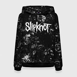 Толстовка-худи женская Slipknot black ice, цвет: 3D-черный