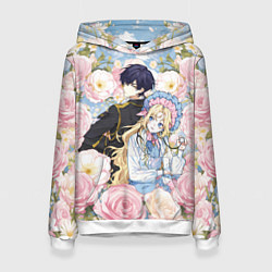 Толстовка-худи женская Элиза и Линден - Королева со скальпелем, цвет: 3D-белый