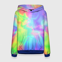 Женская толстовка Яркий тай-дай абстракция