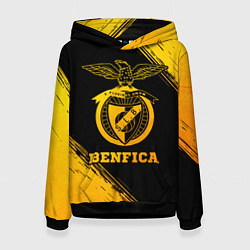 Женская толстовка Benfica - gold gradient