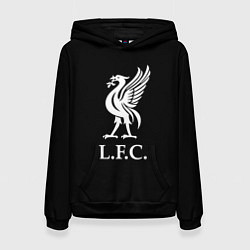 Толстовка-худи женская Liverpool fc club, цвет: 3D-черный