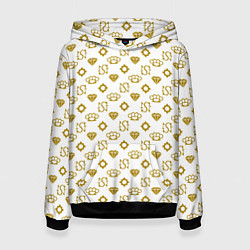 Толстовка-худи женская Узор как у девушки из Gta 6, цвет: 3D-черный