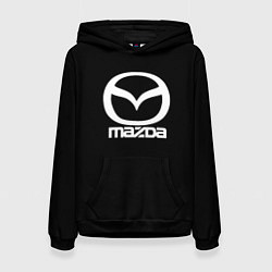 Женская толстовка Mazda logo white