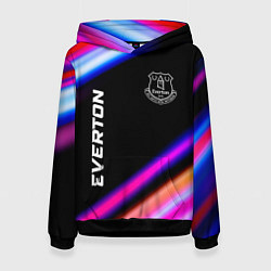Толстовка-худи женская Everton speed game lights, цвет: 3D-черный