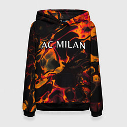 Женская толстовка AC Milan red lava