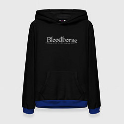 Толстовка-худи женская Bloodborne logo, цвет: 3D-синий