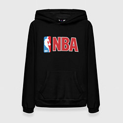 Толстовка-худи женская NBA logo, цвет: 3D-черный
