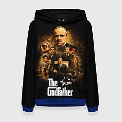 Толстовка-худи женская Corleone family, цвет: 3D-синий