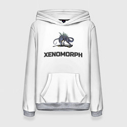 Толстовка-худи женская Чужой xenomorph, цвет: 3D-меланж