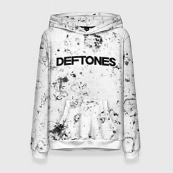 Толстовка-худи женская Deftones dirty ice, цвет: 3D-белый