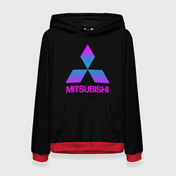 Женская толстовка Mitsubishi gradient