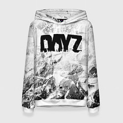 Толстовка-худи женская DayZ white graphite, цвет: 3D-белый