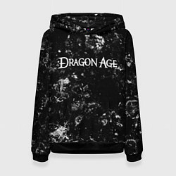 Толстовка-худи женская Dragon Age black ice, цвет: 3D-черный