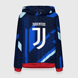 Толстовка-худи женская Juventus sport geometry steel, цвет: 3D-красный