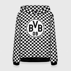 Женская толстовка Borussia клетка текстура