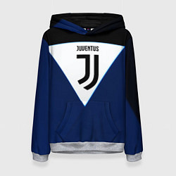 Толстовка-худи женская Juventus sport geometry color, цвет: 3D-меланж