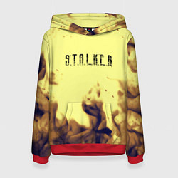 Толстовка-худи женская Stalker fire retro, цвет: 3D-красный