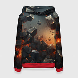 Женская толстовка Эпичный взрыв из камней