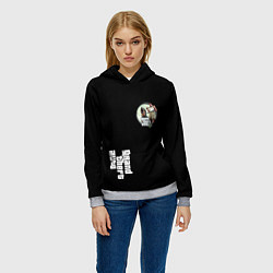 Толстовка-худи женская GTA 5 logo, цвет: 3D-меланж — фото 2