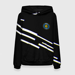 Толстовка-худи женская Inter line fc, цвет: 3D-черный