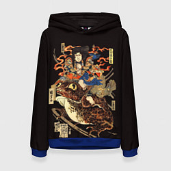 Толстовка-худи женская Колдун Тэндзику Токубэй, цвет: 3D-синий