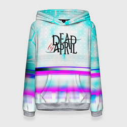 Толстовка-худи женская Dead by april rock band, цвет: 3D-меланж