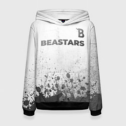Толстовка-худи женская Beastars - white gradient посередине, цвет: 3D-черный