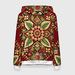 Женская толстовка Русские классические узоры и орнамент