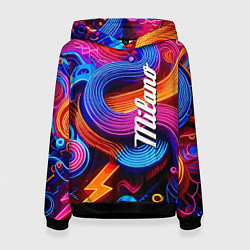 Женская толстовка Colourful abstraction - Milano