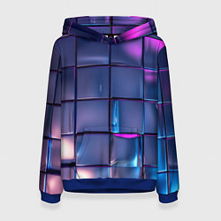 Женская толстовка Неоновые кубики