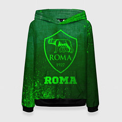 Толстовка-худи женская Roma - green gradient, цвет: 3D-черный