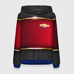 Женская толстовка Chevrolet metal auto