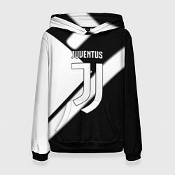 Толстовка-худи женская Juventus geometry steel, цвет: 3D-черный