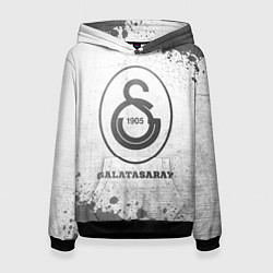 Толстовка-худи женская Galatasaray - white gradient, цвет: 3D-черный