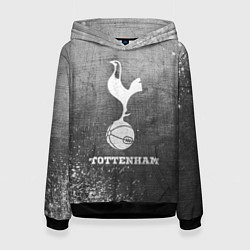 Толстовка-худи женская Tottenham - grey gradient, цвет: 3D-черный