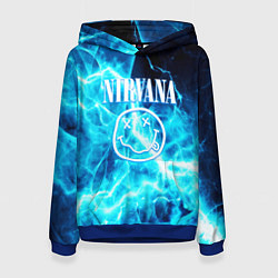 Женская толстовка Nirvana electro