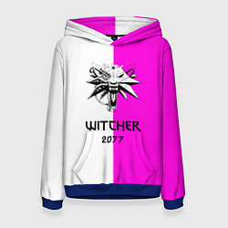 Толстовка-худи женская The Witcher line, цвет: 3D-синий