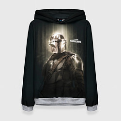 Толстовка-худи женская Din Djarin - The Mandalorian, цвет: 3D-меланж