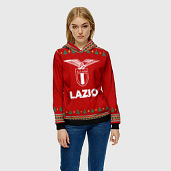Толстовка-худи женская Lazio new year, цвет: 3D-черный — фото 2