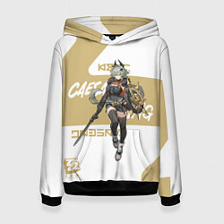 Толстовка-худи женская Цезарь Кинг - ZZZ, цвет: 3D-черный