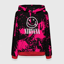 Женская толстовка Nirvana pink color