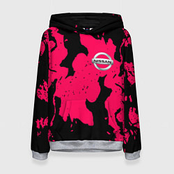 Женская толстовка Nissan fire pink