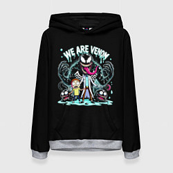 Толстовка-худи женская We are Venom - meme, цвет: 3D-меланж