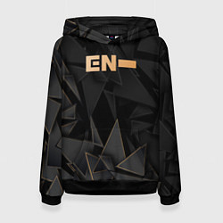 Толстовка-худи женская Enhypen golden poly, цвет: 3D-черный