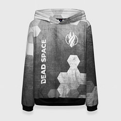 Толстовка-худи женская Dead Space - grey gradient вертикально, цвет: 3D-черный