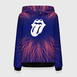 Толстовка-худи женская Rolling Stones red energy, цвет: 3D-черный
