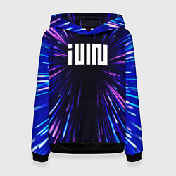 Толстовка-худи женская Gidle neon energy, цвет: 3D-черный