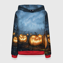 Толстовка-худи женская Костюмы для halloween, цвет: 3D-красный