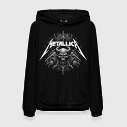 Женская толстовка The horned skull - Metallica