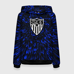 Толстовка-худи женская Sevilla blue energy, цвет: 3D-черный